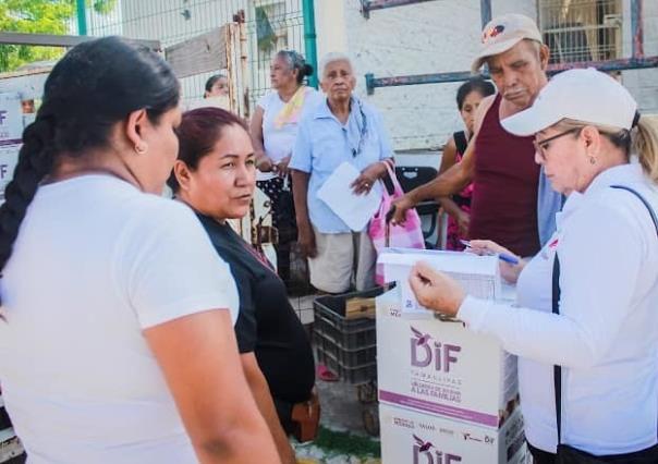 DIF Madero refuerza apoyo a sectores vulnerables con entrega de despensas