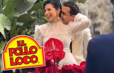 El Pollo Loco aprovecha la boda de Nodal y Aguilar con un divertido meme