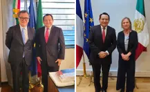 Joaquín Díaz Mena busca fortalecer relación de Yucatán con Francia e Italia
