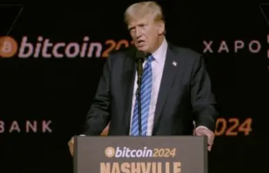 Promete Donald Trump crear reserva nacional de Bitcoin si gana las elecciones