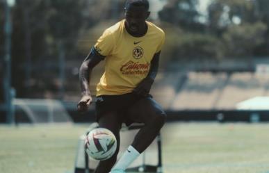 Jugador del Inter de Milán entrena con la camiseta del América