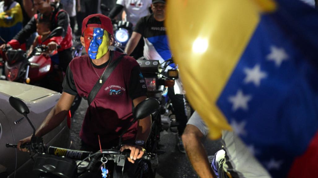 Confrontación en Caracas durante el conteo de votos presidenciales