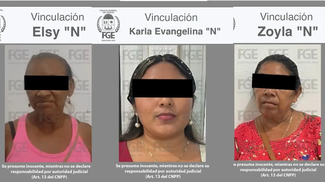 Las detenidas son acusadas de trata de personas Foto: Cortesía