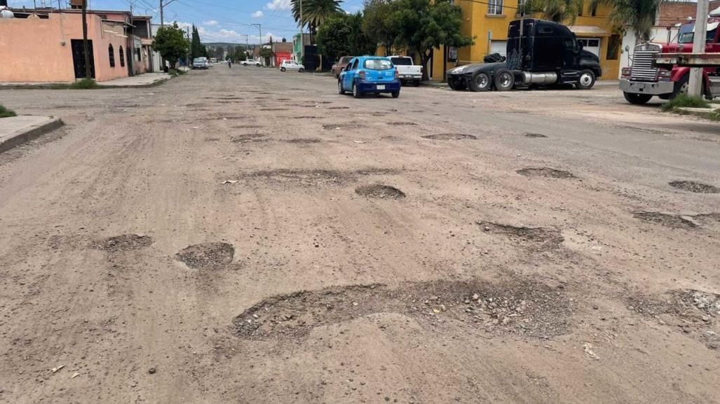 Más de 50 baches en tan solo un crucero de la ciudad de Durango