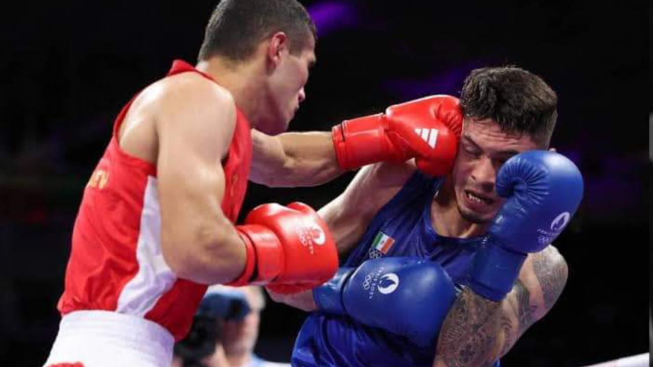 El boxeador oriundo de Durango cayó en su debut en los Juegos Olímpicos de París 2024. Foto: Reuters.