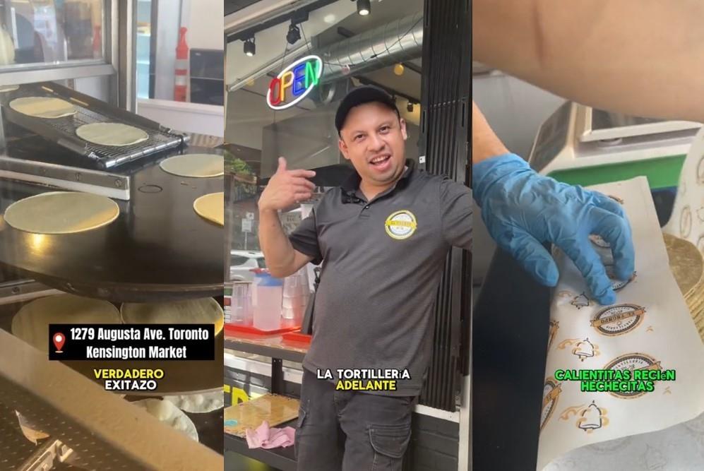 Joven mexicano triunfa con negocio de tortillas recién hechas en Toronto (VIDEO)