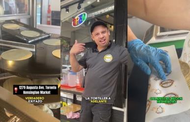 Joven mexicano triunfa con negocio de tortillas recién hechas en Toronto (VIDEO)