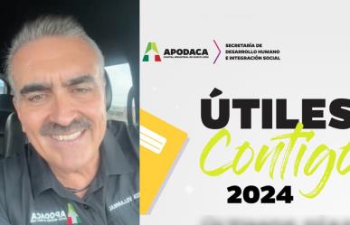 César Garza habilita nuevamente el programa Útiles Contigo 2024 en Apodaca