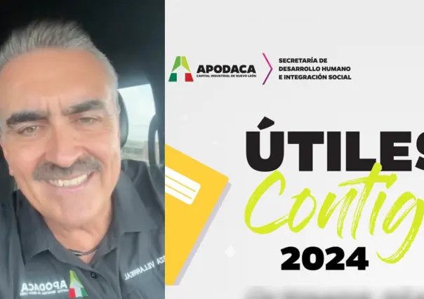 César Garza habilita nuevamente el programa Útiles Contigo 2024 en Apodaca