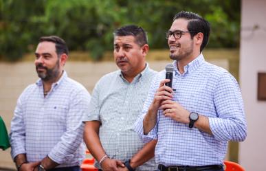 David de la Peña entrega obra de reconstrucción en la comunidad de San José