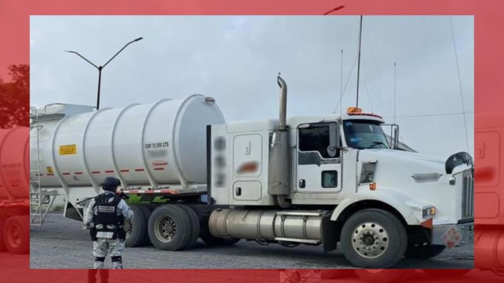 Dos detenidos con 70 mil litros de aceite industrial en Linares, Nuevo León