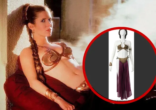 Subastan sensual bikini usado por Carrie Fisher en Star Wars