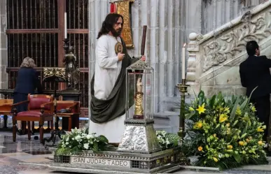 Llega la reliquia de San Judas Tadeo a tierras mexicanas (VIDEO)