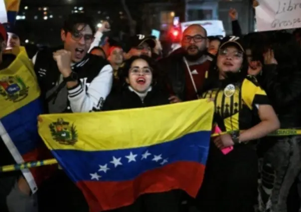 Protestan venezolanos tras victoria de Nicolás Maduro