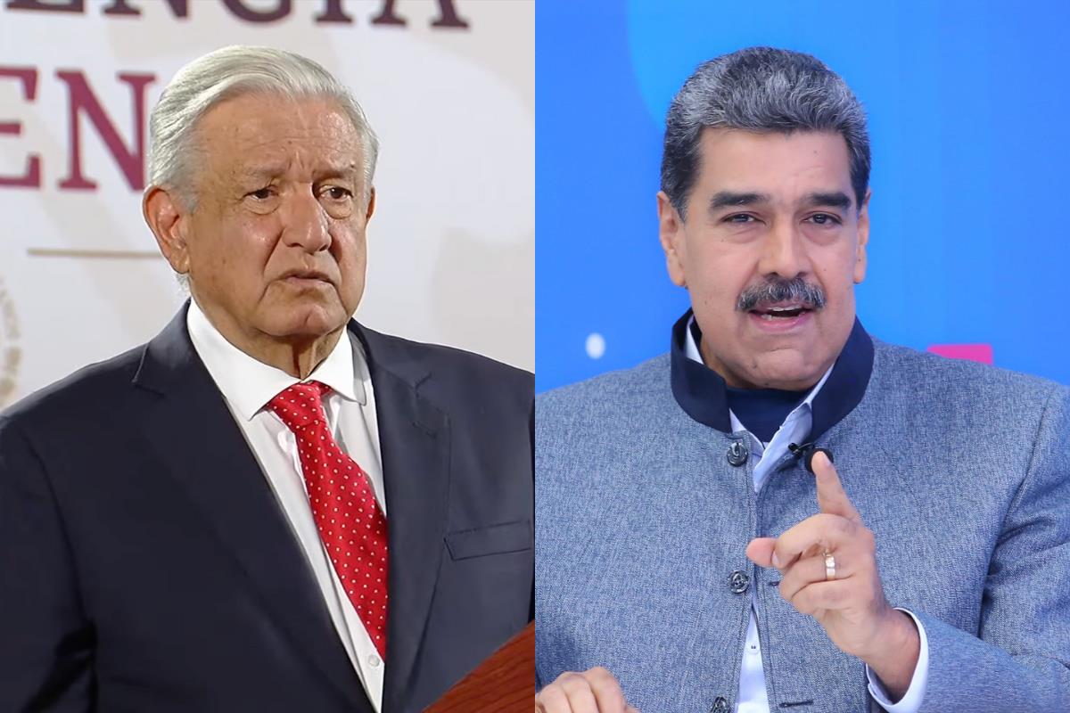 AMLO/Nicolás Maduro. Foto: SS de Conferencia de prensa/ FB Nicolás Maduro