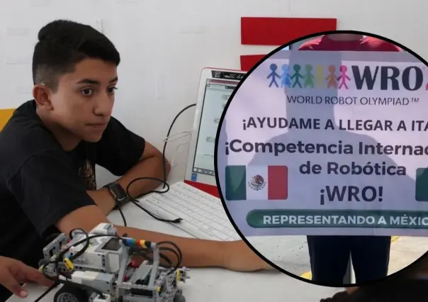 Joven saltillense representará a México en Olimpiada Mundial del Robot en Italia