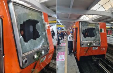 Árbol cae sobre vagón de Metro en Línea 5 y lastima a conductora