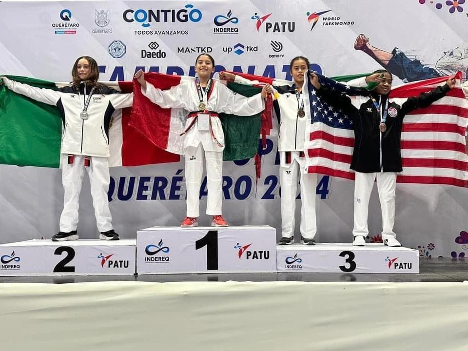 Renata Carrillo, medalla de oro en el Panamericano de Taekwondo