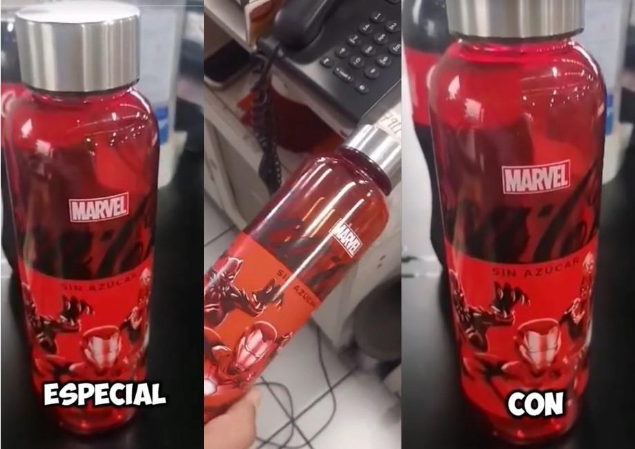 Termo conmemorativo Marvel Coca-Cola en tiendas Oxxo ¡edición limitada!