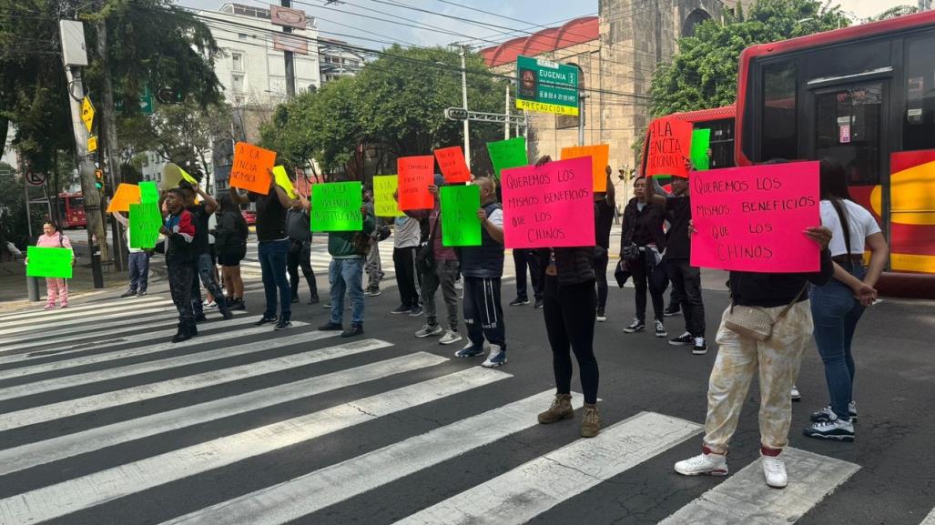 Comerciantes del Barrio Chino protestan por condiciones laborales en SEDECO