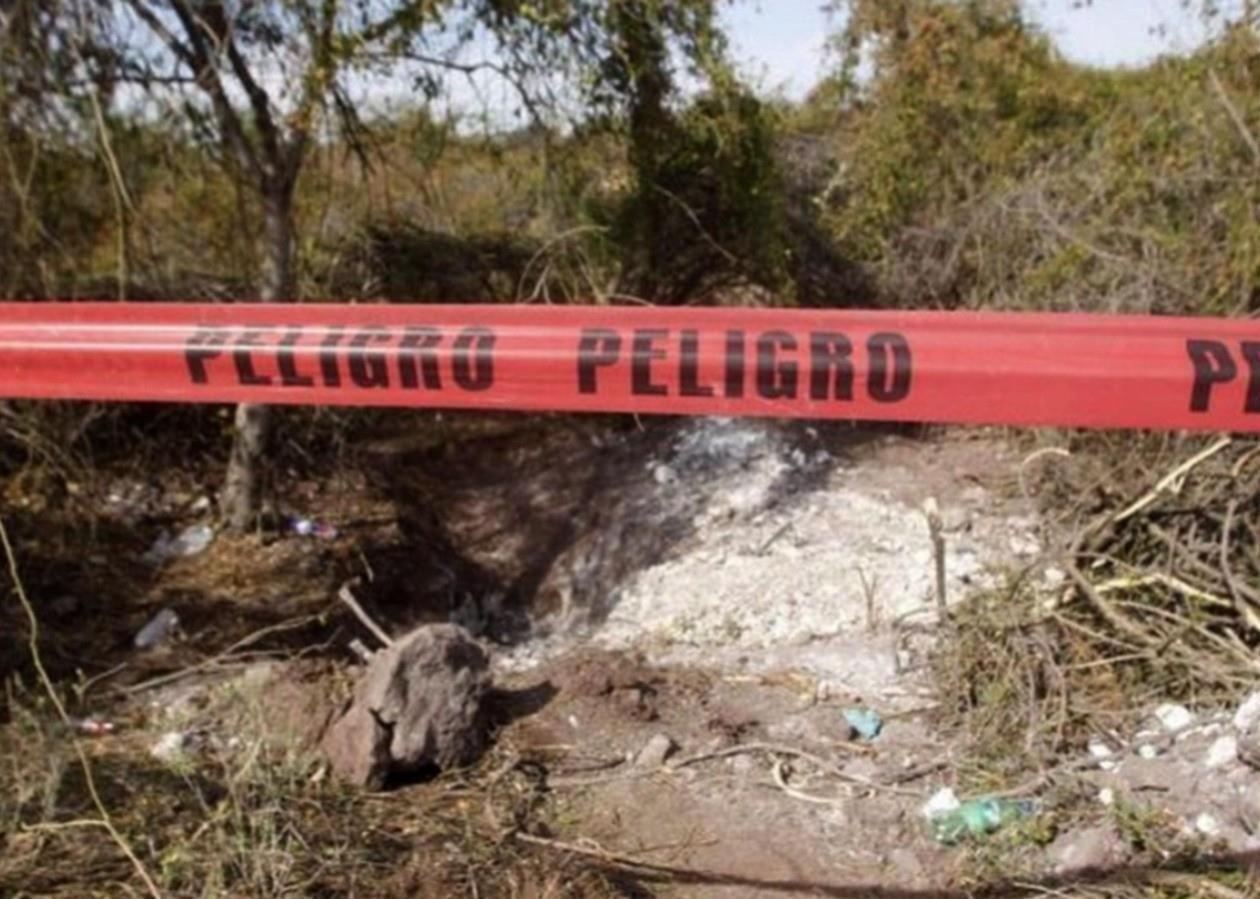 Los integrantes del Colectivo Corazones Unidos dieron a conocer a las autoridades el hallazgo de la fosa clandestina. Foto: En Digital.