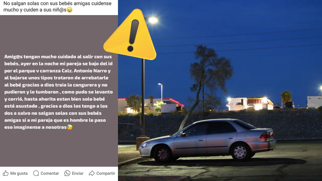 Alerta en Saltillo / Foto: Redes Sociales y Auto ilustrativo