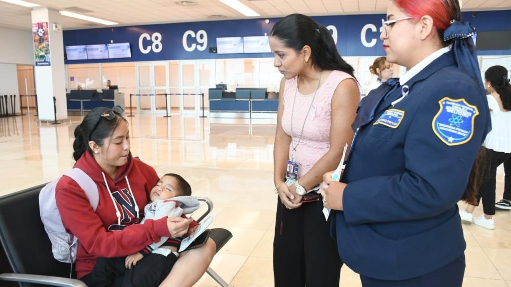 Promoción de la lactancia materna en el Aeropuerto de Mérida