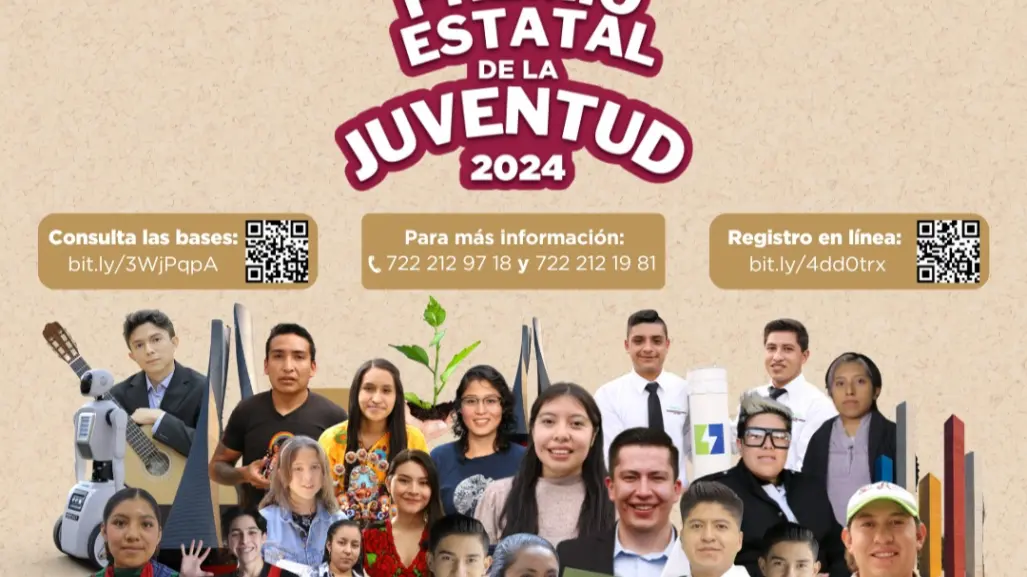 ¡Participa por el Premio Estatal de la Juventud 2024! Abren convocatoria