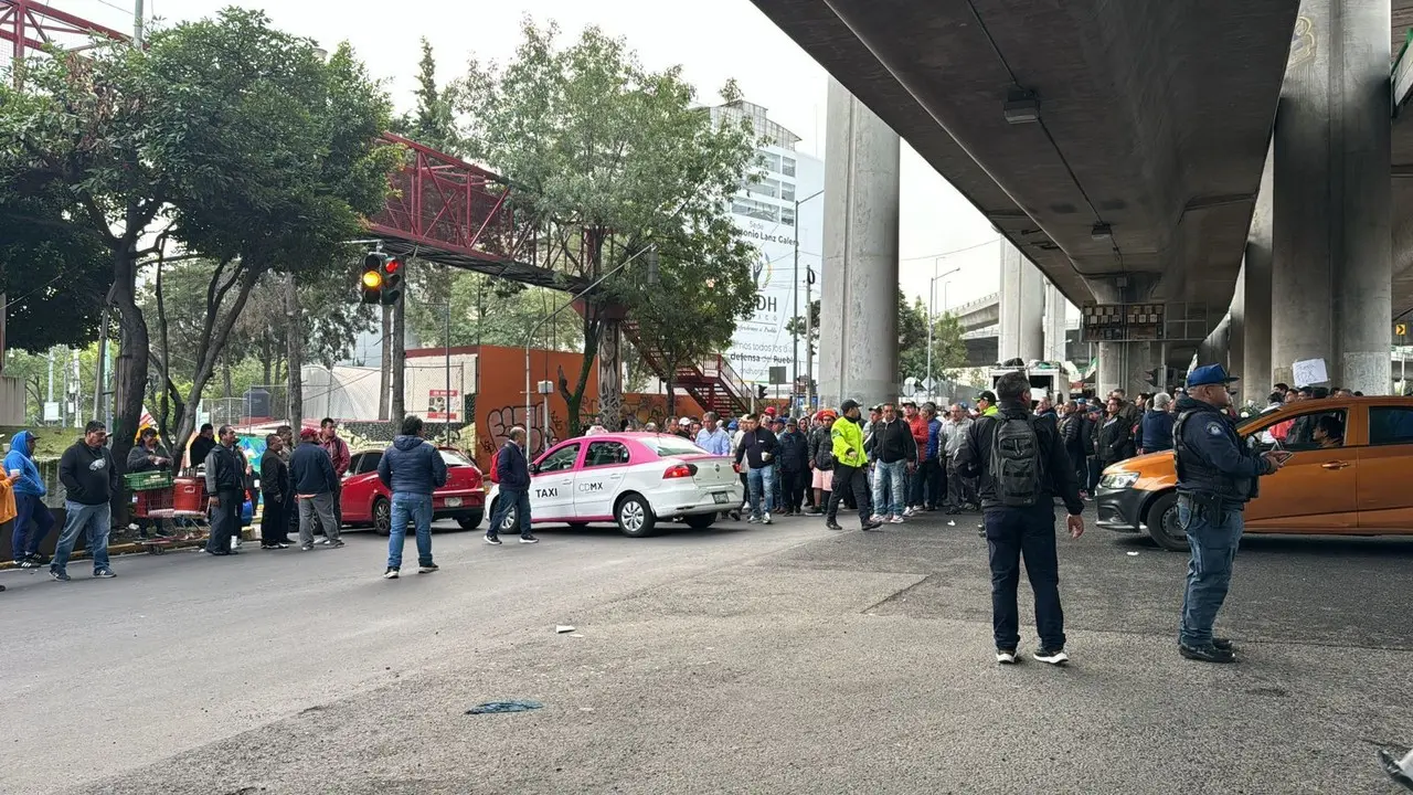 Manifestación de trabajadores de limpia. Foto: Ramón Ramírez