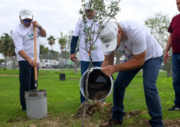 Formentan en Nuevo Laredo reforestación de espacios público