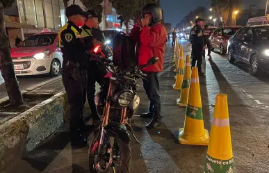 ¡Para prevenir! Anuncian aumento en alcoholímetro para motociclistas en CDMX