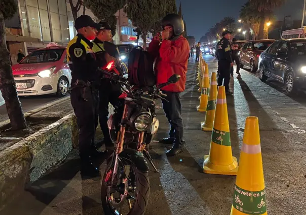 ¡Para prevenir! Anuncian aumento en alcoholímetro para motociclistas en CDMX