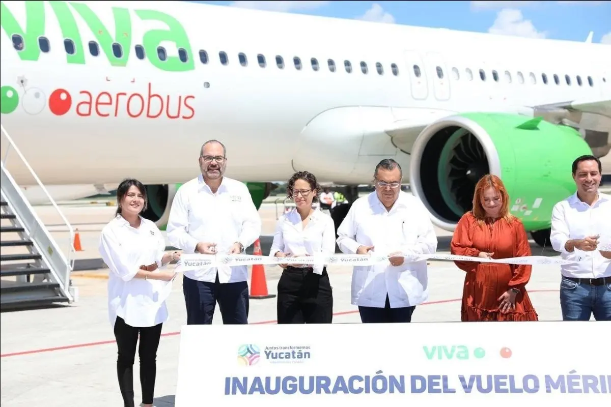 En los primeros seis meses del 2024, el aeropuerto de Mérida registró un total de un millón 796 mil 889 de pasajeros  Foto: Cortesía