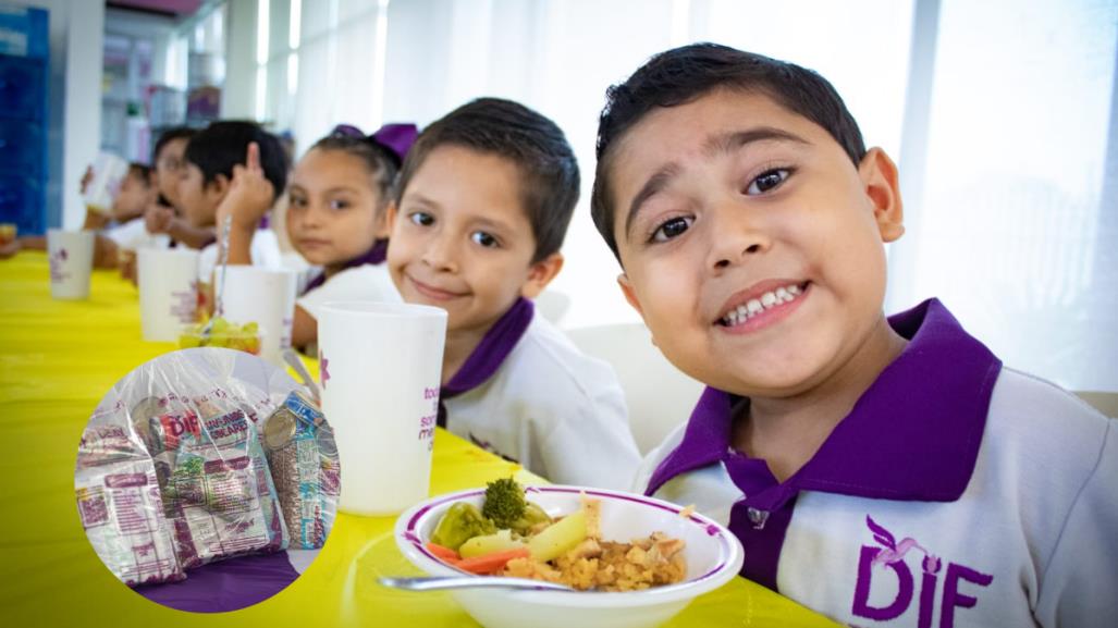 Reciben alumnos dotaciones alimenticias de DIF Tamaulipas durante las vacaciones