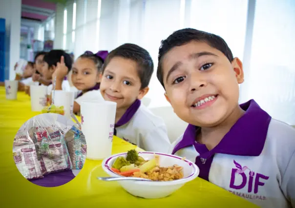 Reciben alumnos dotaciones alimenticias de DIF Tamaulipas durante las vacaciones