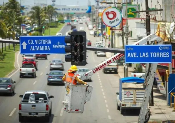 Continúa la Modernización en la Red de Semáforos de Tampico