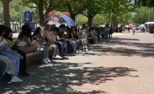 Largas filas para concierto de Humbe en Feria de Durango a horas de que inicie