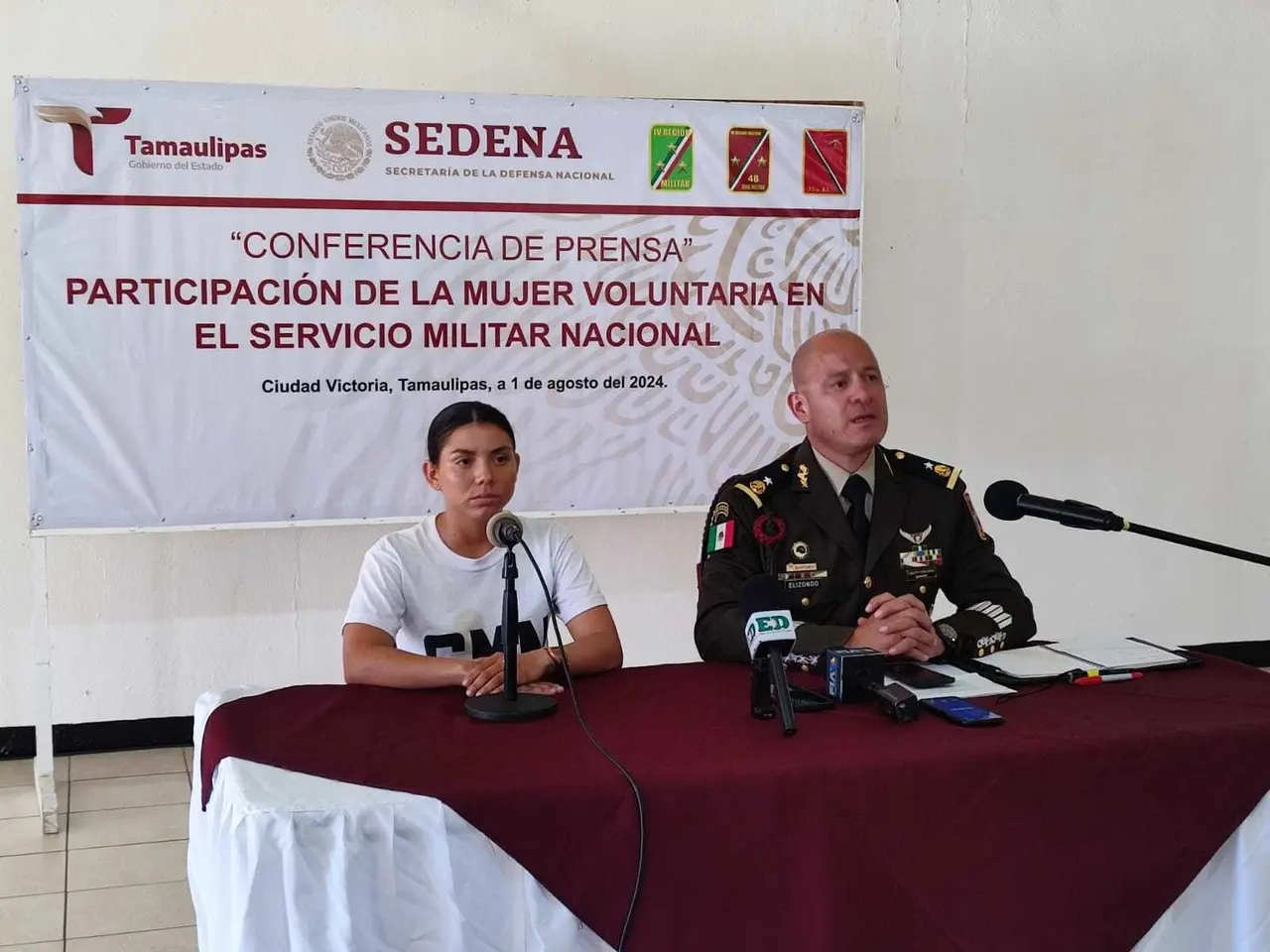 Beatriz González desea unirse al Ejército Mexicano. Foto: SMN