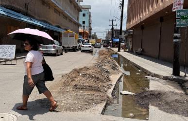 Gerencias de Comapa Sur; entre aguas negras y obras inconclusas