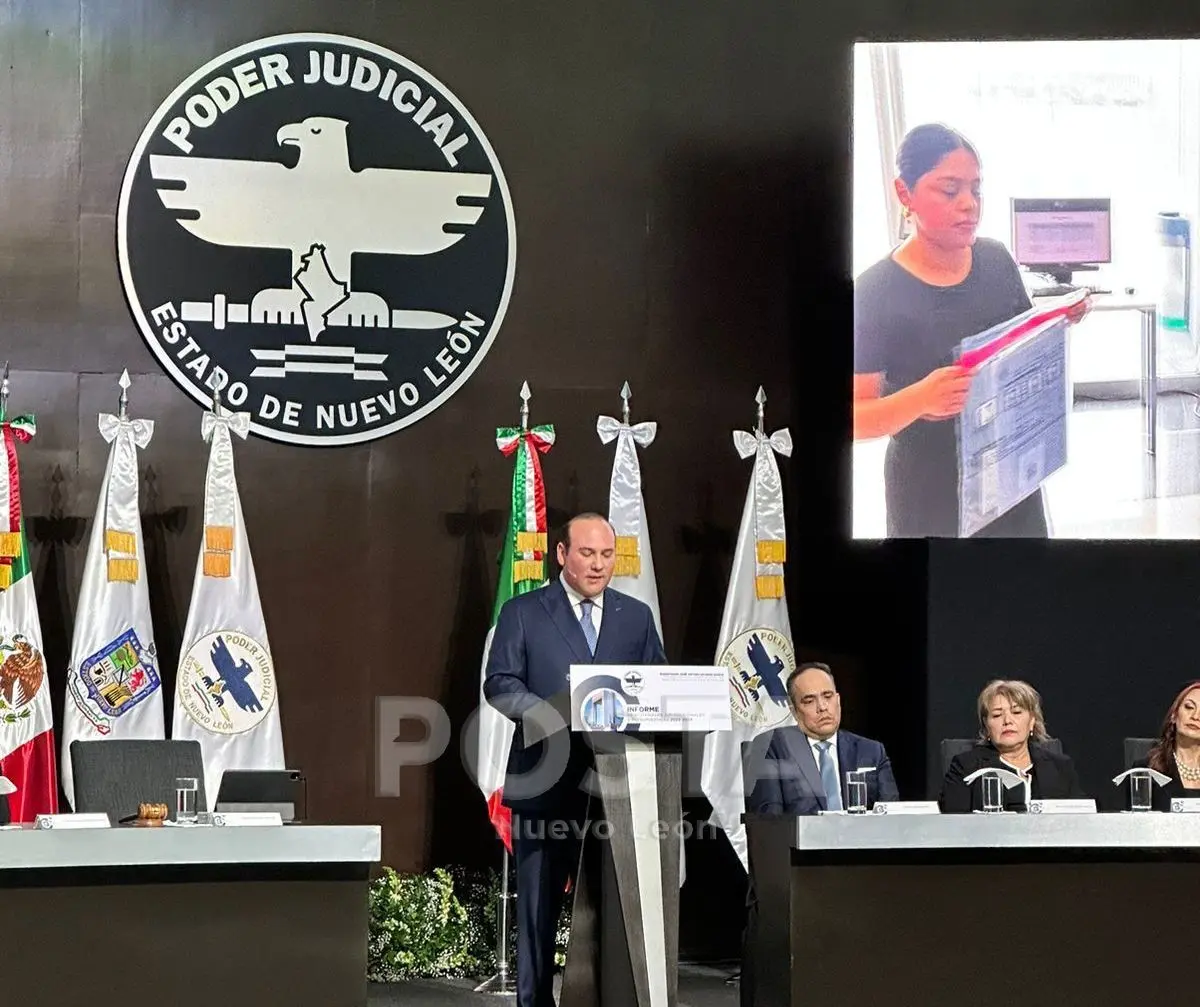 José Arturo Salinas, magistrado presidente del Tribunal Superior de Justicia y del Consejo de la Judicatura del Estado de Nuevo León. Fotos: David Dorantes/Diego Beltrán