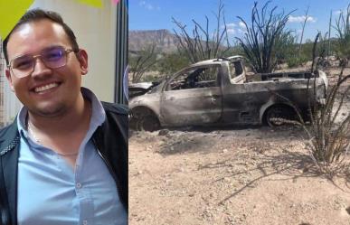 Encuentran camioneta incendiada de Pablo Jared, joven desaparecido de Torreón