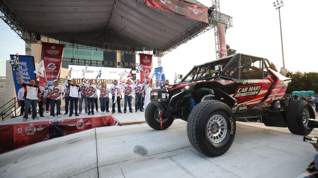 Rally Coahuila 1000: Dan banderazo de salida en Torreón a pilotos