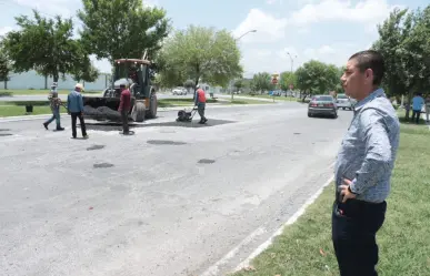 Paco Treviño continúa supervisando los trabajos de rehabilitación en Juárez