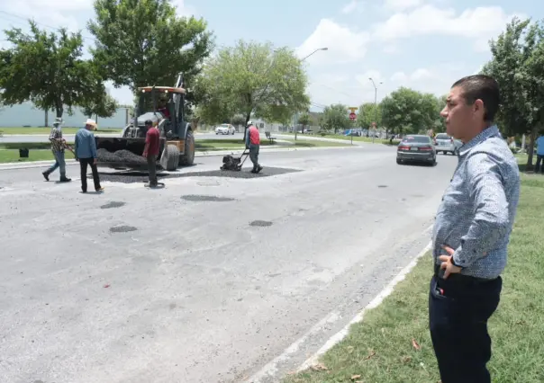 Paco Treviño continúa supervisando los trabajos de rehabilitación en Juárez