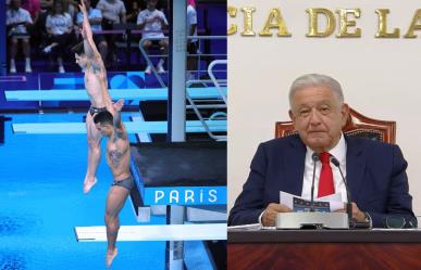 AMLO Felicita Osmar Olvera y Juan Celaya por medalla de plata en París 2024