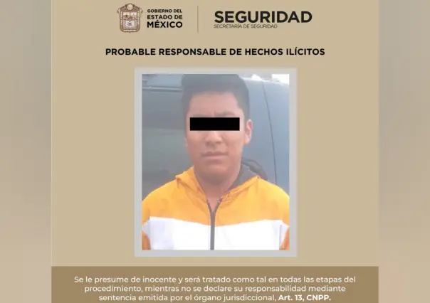 Detienen a joven por tentativa de feminicidio en Santiago Tianguistenco