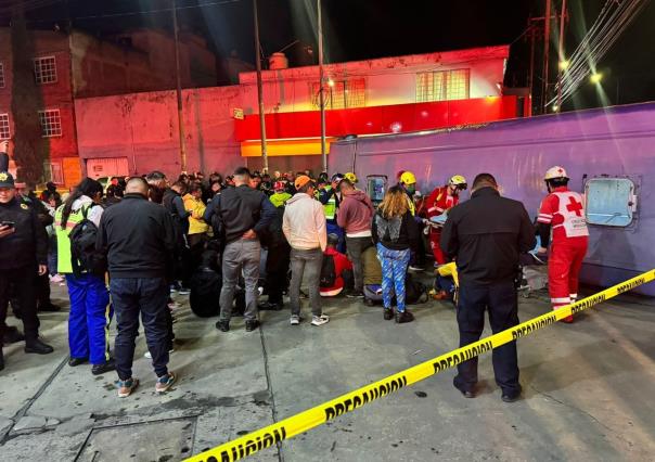 #VIDEO: 40 heridos en accidente de transporte público en Calzada Zaragoza