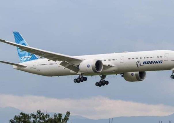 Boeing 777-9 realiza pruebas en Toluca y causa asombro