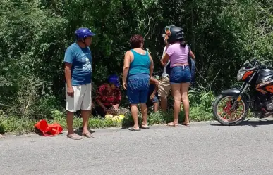 Accidente de moto deja 3 mujeres lesionadas en el tramo Telchac Pueblo-Motul