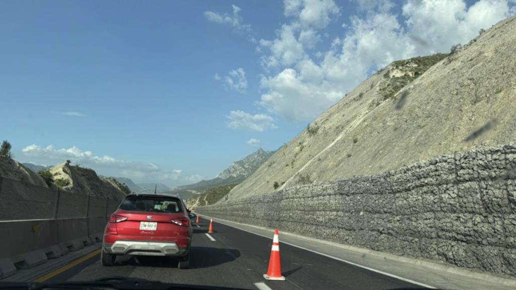 Carretera Saltillo-Monterrey libre y de cuota: Vías libres tras accidentes